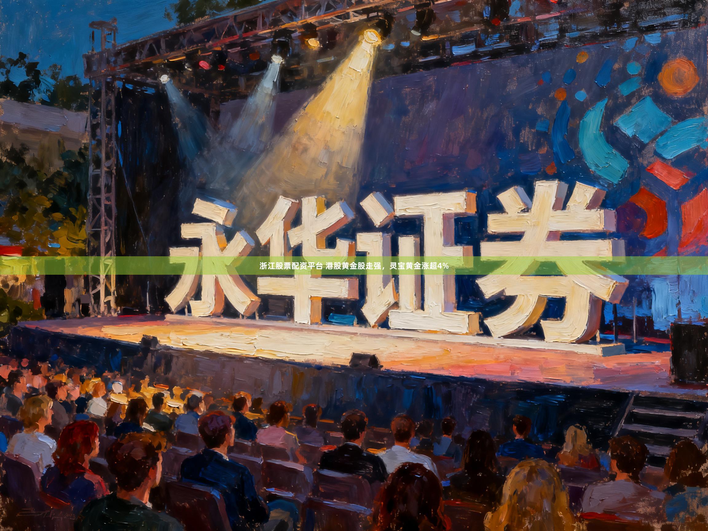 浙江股票配资平台 港股黄金股走强，灵宝黄金涨超4%